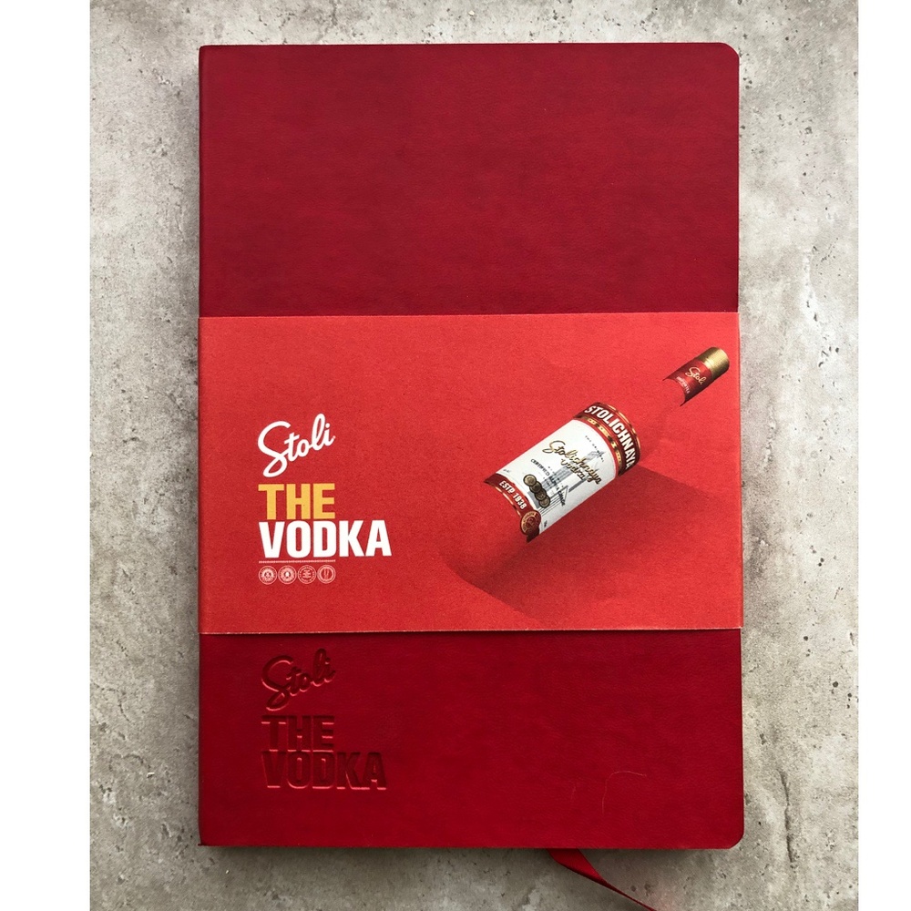 Stoli Vodka Leather Journal